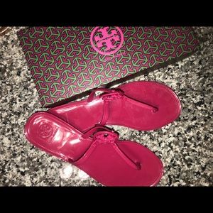 Tory Burch mini miller jelly thong sandal